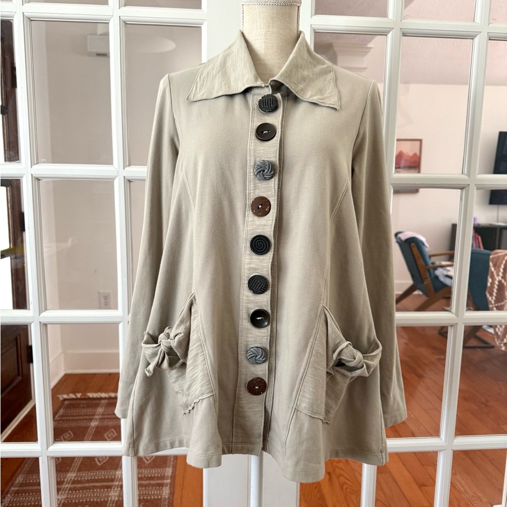 Neon Buddha Button Jacket/Cardigan